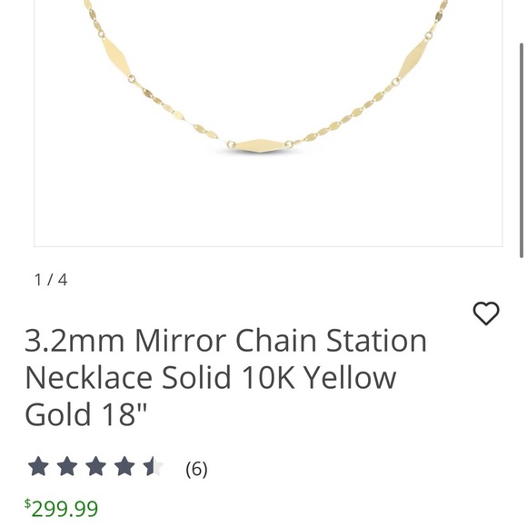 Elegant 10k Gold Necklace by Kay - Picture 5 of 5